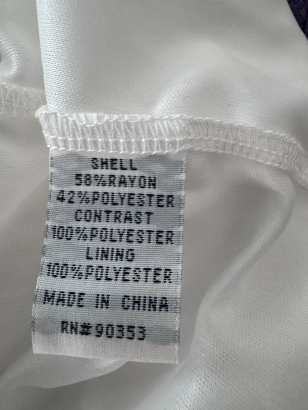 Rebellion Again White Tiered Spaghetti Strap Dress – Size L - Picture 5 of 6